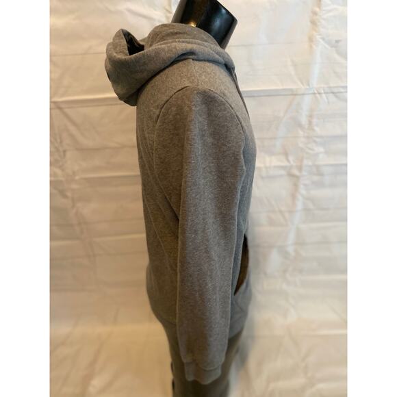 PUMA Unisex SMALL Gray Full Zip Hooded Fleece Jacket/Windbreaker W/ Pockets # - Picture 5 of 7